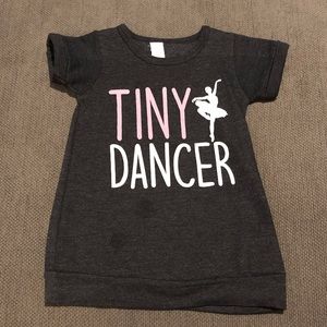 Air Waves, size 3T, grey sweatshirt dress.